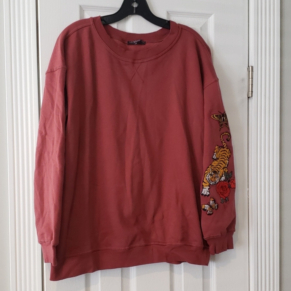 Love Peace & Lazy Days Tattoo sleeve sweatshirt